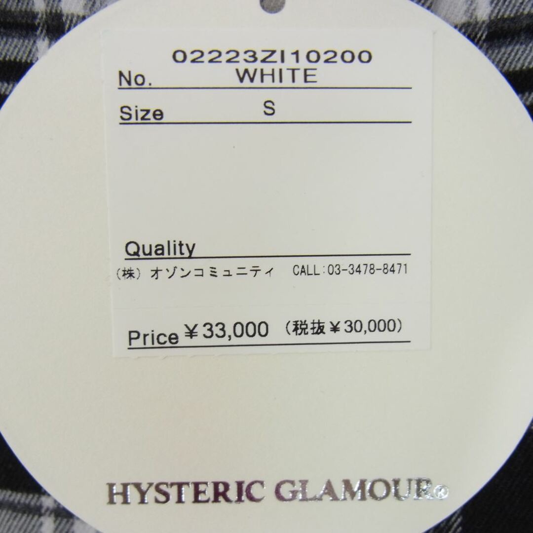 HYSTERIC GLAMOUR(ヒステリックグラマー)のHYSTERIC GLAMOUR ヒステリックグラマー × WIND AND SEA BERET ウィンダンシー 22AW WDS-C-HYS-23-AP-Q1-09 02223ZI10 CHECK SHIRT チェック ネルシャツ ブラック系 S【新古品】【未使用】【中古】 メンズのトップス(シャツ)の商品写真