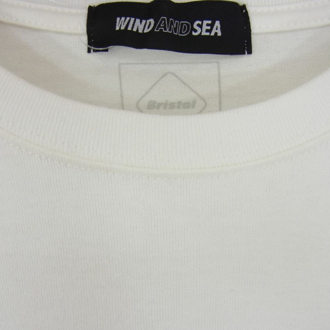 WIND AND SEA(ウィンダンシー)のWIND AND SEA ウィンダンシー FCRB-192121 × F.C.R.B. エフシーアールビー 19AW FCRB-192121 SUPPORTER TEE プリント Tシャツ  ホワイト系 S【中古】 メンズのトップス(Tシャツ/カットソー(半袖/袖なし))の商品写真