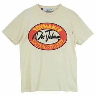 ギャラリーデプト GALLERY DEPT × Doc Johnson 23SS TYMT-1032 TOYMAKER プリント Tシャツ ベージュ系 S【中古】(Tシャツ/カットソー(半袖/袖なし))