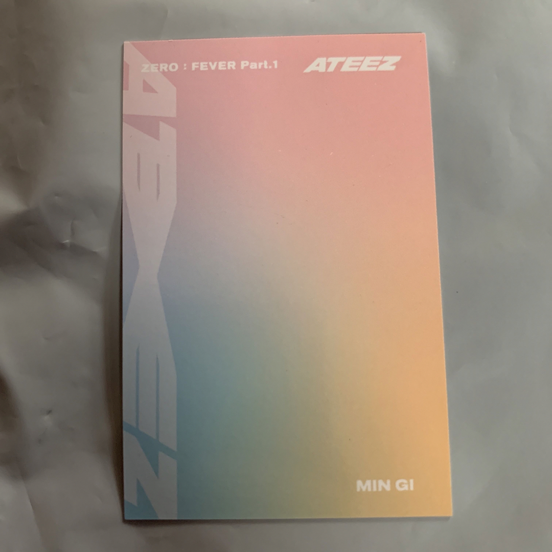 ATEEZ FEVER Diary トレカ ミンギ