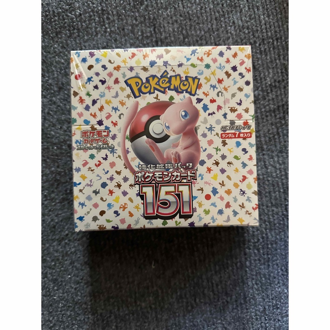 ポケモンカード　ポケモン　151 box シュリンク付き　イオン購入