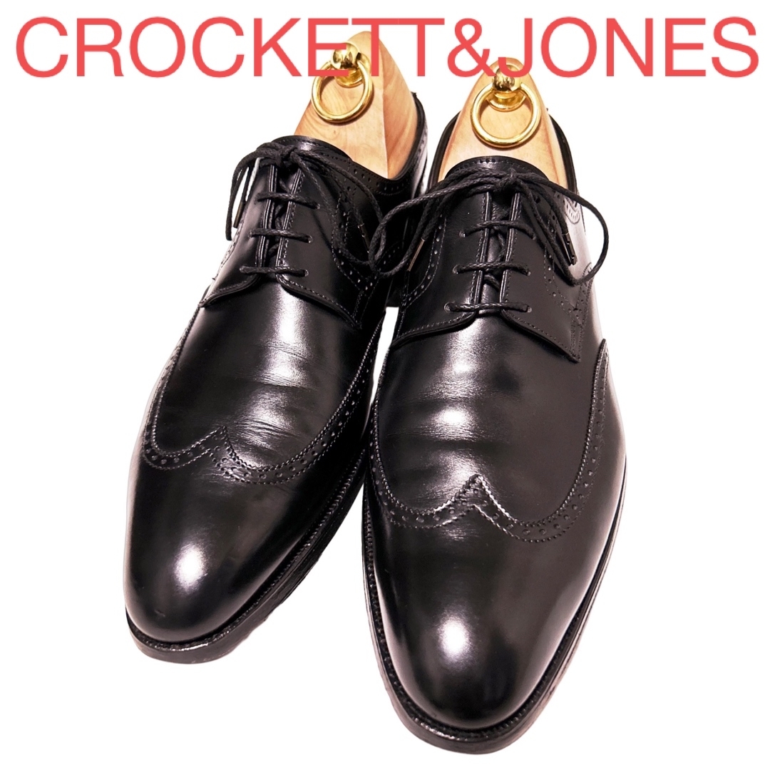 131.CROCKETTu0026JONES CLEVELAND ブローグシューズ 6E 【海外限定 ...