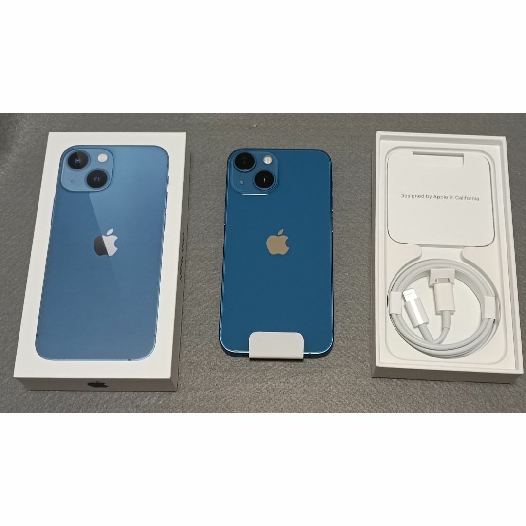 iPhone - 新品 未使用 iPhone 13 mini 128GB ブルー 青 SIMフリーの ...