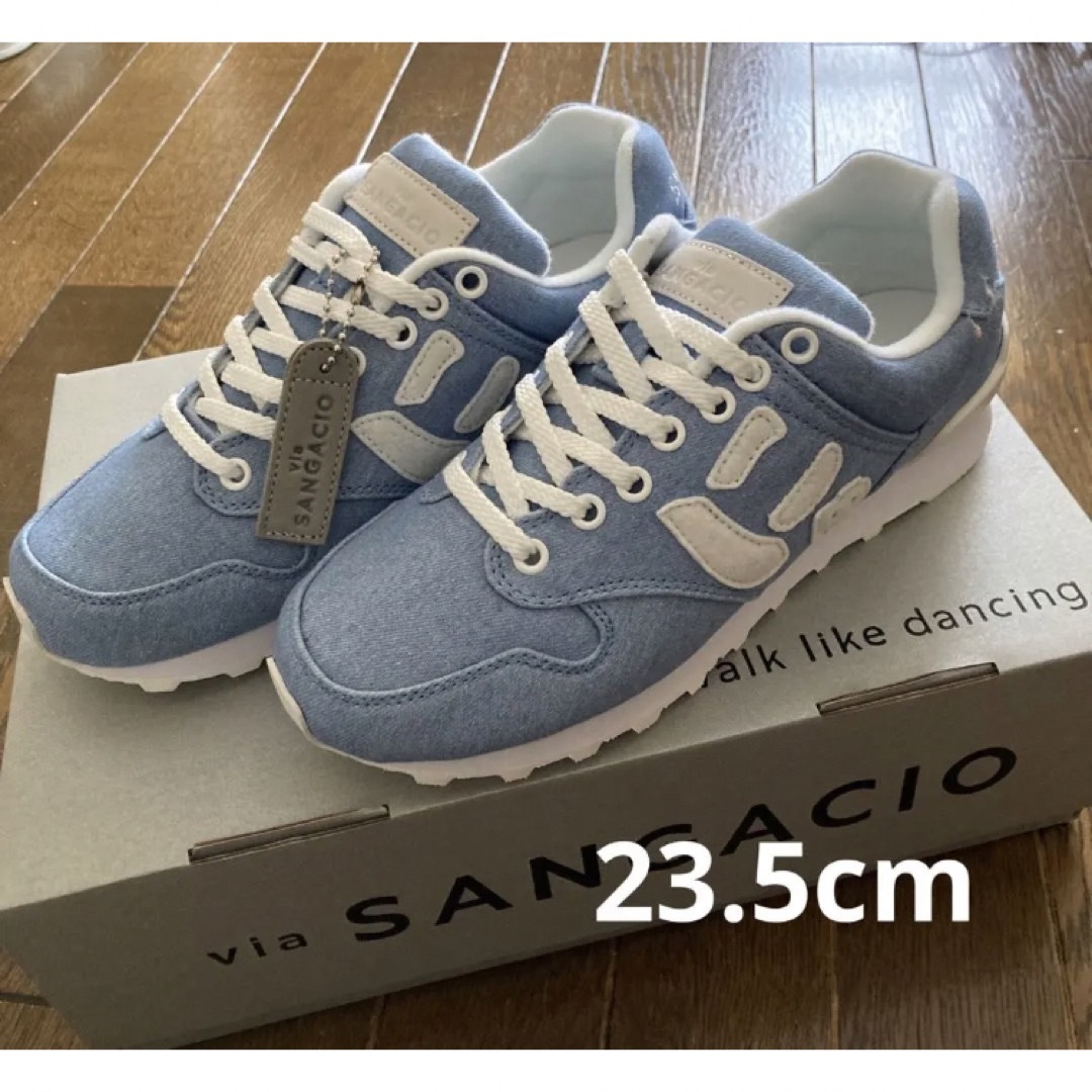ボタニカル ミディアムベール にゅ〜ずスニーカーDENIM SKY BLUE【23.0