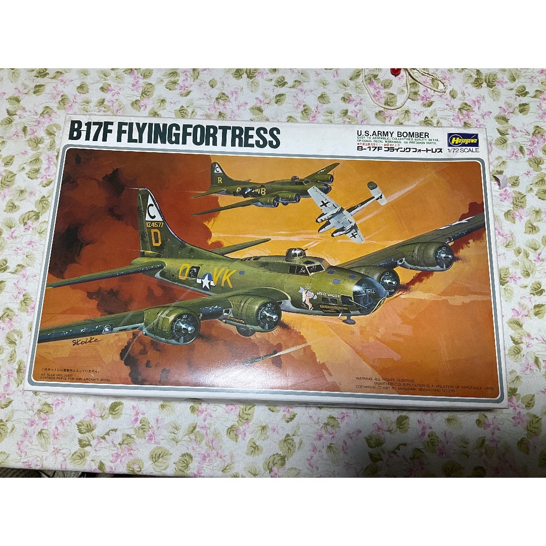 廃版入手困難品　ハセガワ【1/72 B−17F】メンフィス・ベル他。