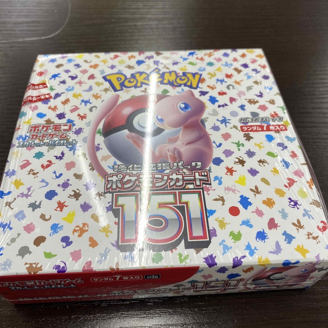 強化拡張パック　ポケモンカード151 1box シュリンク付き