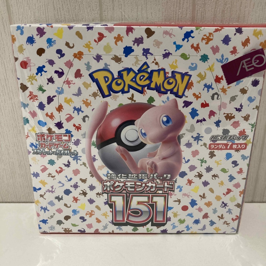 ポケモンカード151シュリンク付き1BOX