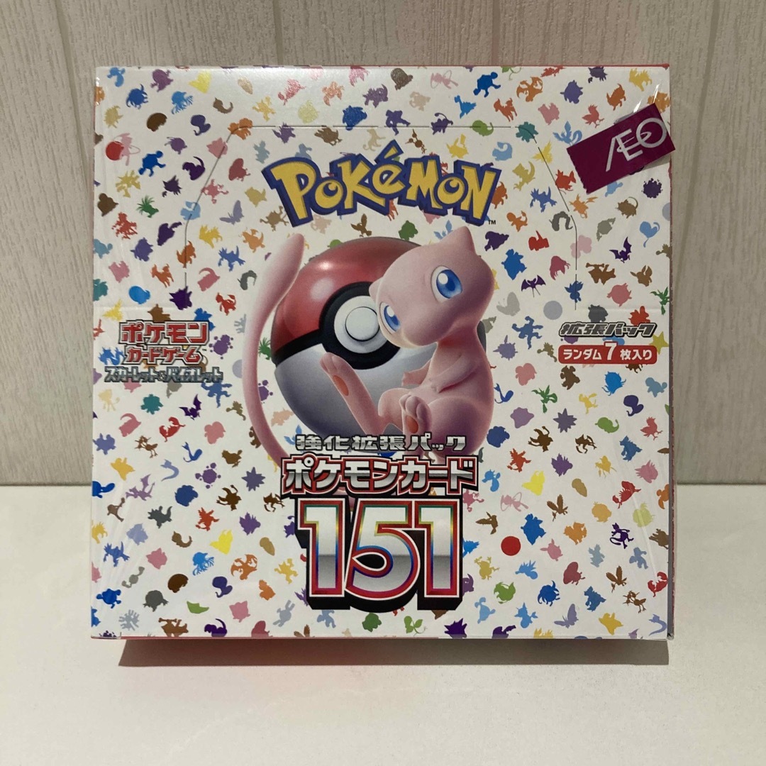 ポケモンカード151シュリンク付き1BOX-