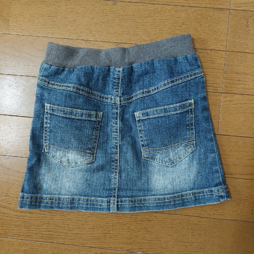 デニムスカート キッズ/ベビー/マタニティのキッズ服女の子用(90cm~)(スカート)の商品写真