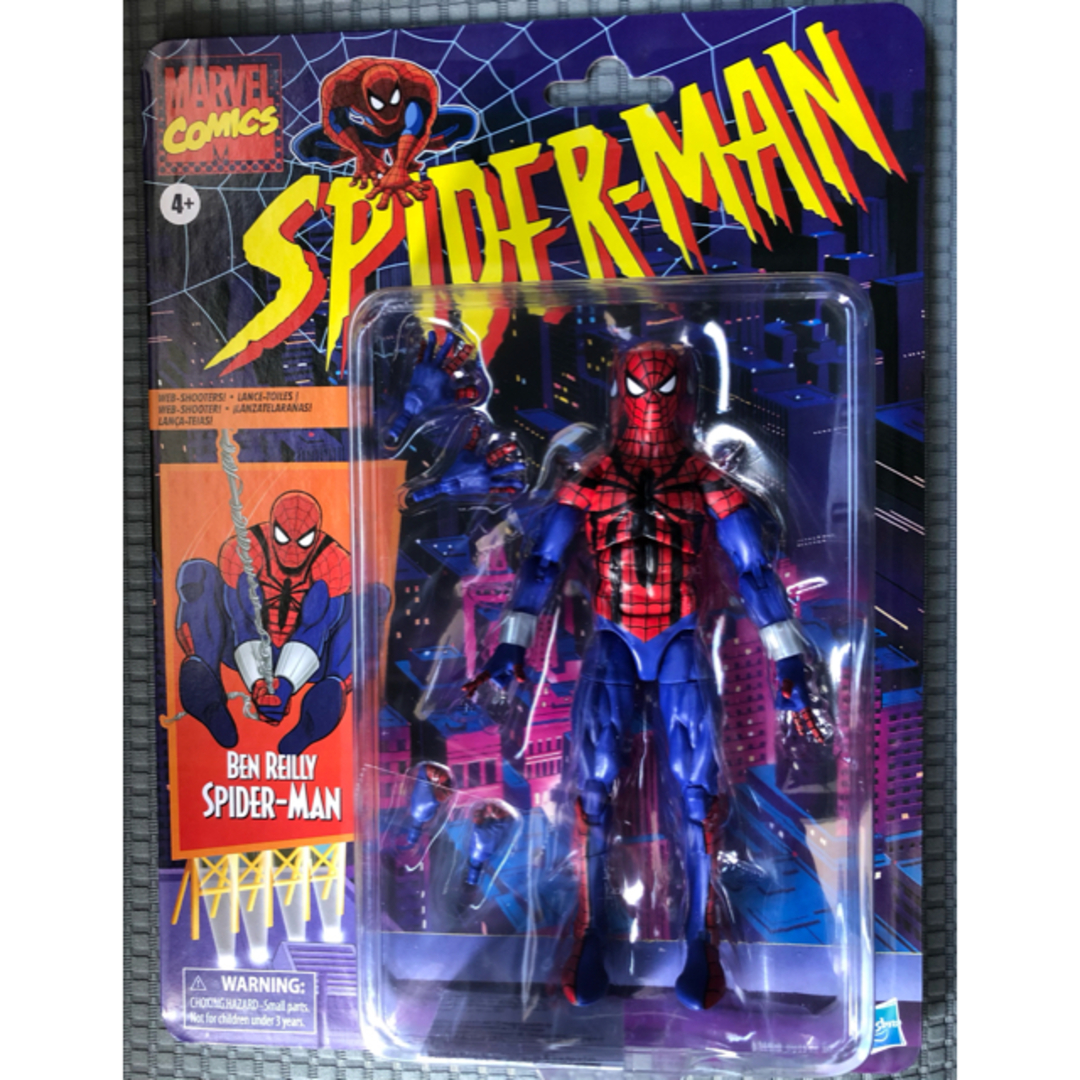 新品！ハズブロマーベルレジェンドベン・ライリースパイダーマンレトロパッケージ