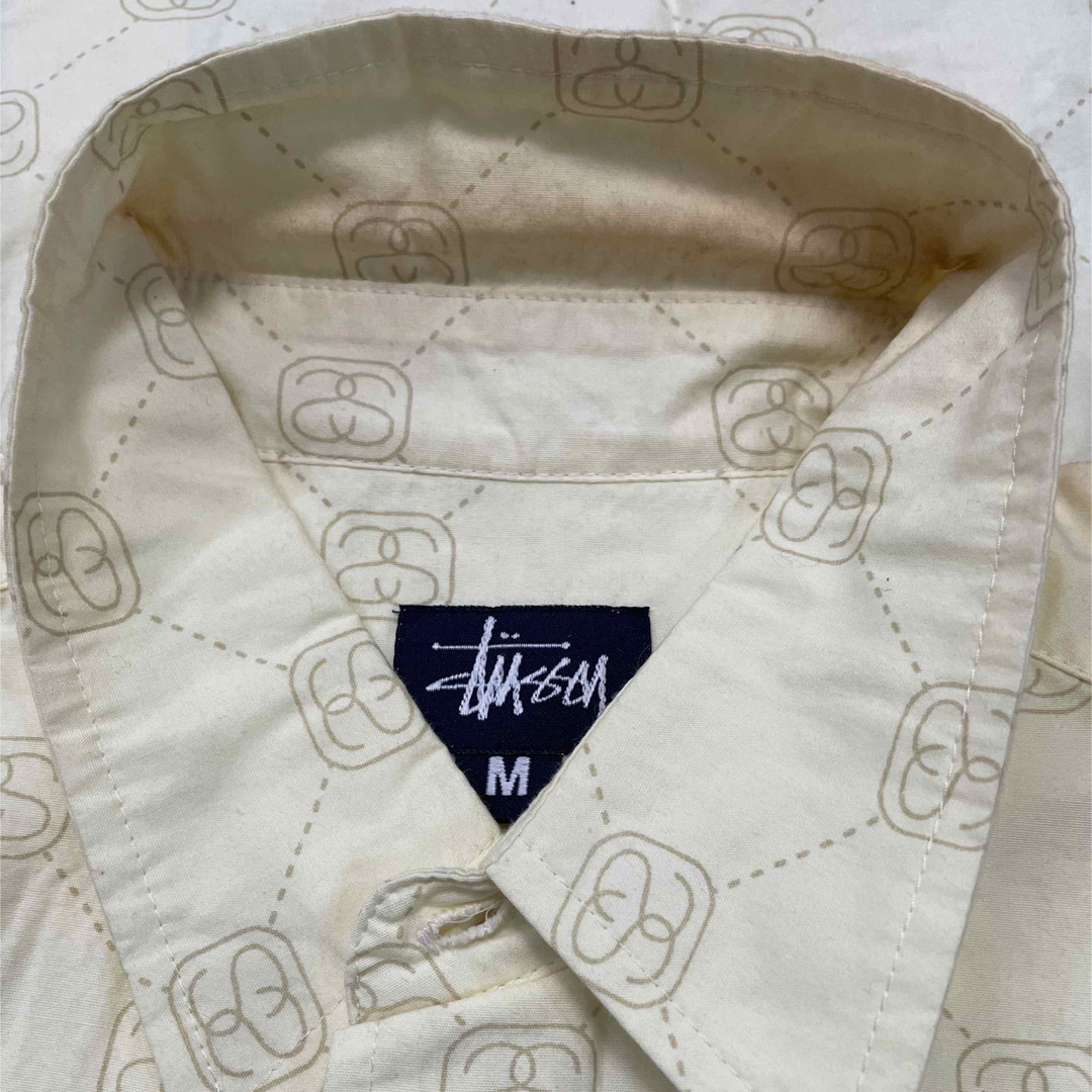 STUSSY】90s old stussy SS柄シャツ M 新品 タグ付き - www