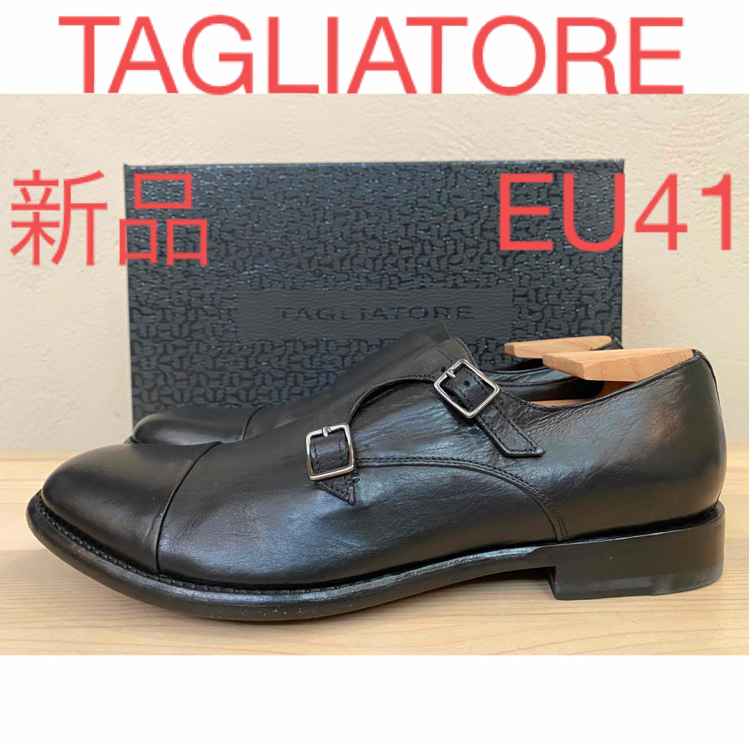 TAGLIATORE(タリアトーレ)の新品 タリアトーレ ストレートチップ ダブルモンクストラップ レザーシューズ メンズの靴/シューズ(ドレス/ビジネス)の商品写真