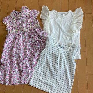 グローバルワーク(GLOBAL WORK)の120センチ3枚セット(Tシャツ/カットソー)