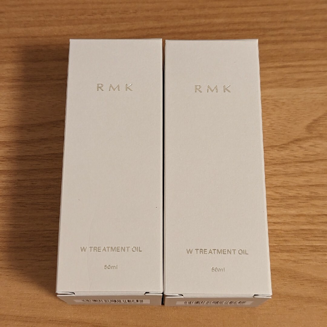 RMK(アールエムケー)の新パッケージ RMK Wトリートメントオイル 50ml 2個セット コスメ/美容のスキンケア/基礎化粧品(美容液)の商品写真