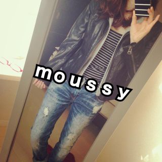 アズールバイマウジー(AZUL by moussy)のライダース(ライダースジャケット)