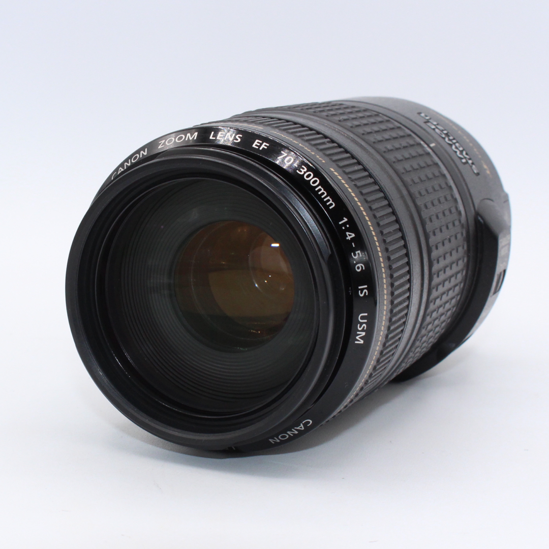 白 フリル付 傷無しの極上美品❤️Canon EF70-300mm F4-5.6 IS USM