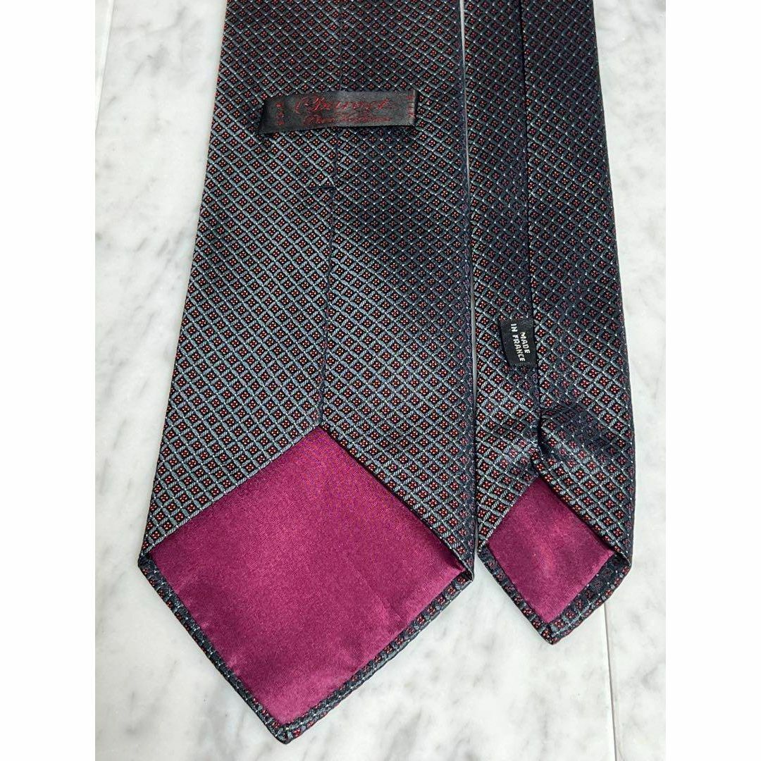 白木/黒塗り 【パリ最高峰✨美品✨】Charvet ネイビー ボルドー