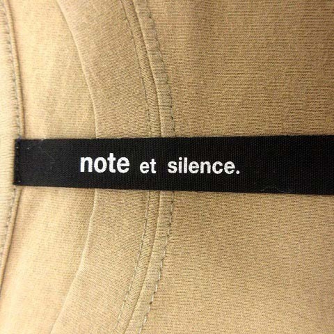 note et silence(ノートエシロンス)のノートエシロンス Tシャツ カットソー クルーネック 五分袖 F ベージュ レディースのトップス(その他)の商品写真