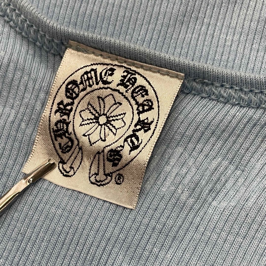 Chrome Hearts(クロムハーツ)の【Chrom hearts】 クロムハーツ ハートタンクトップ M ブルー 新品 レディースのトップス(タンクトップ)の商品写真