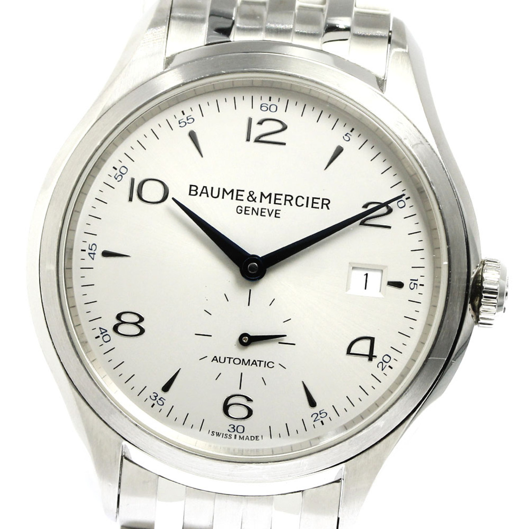 ボーム＆メルシェ Baume & Mercier M0A10099 クリフトン スモールセコンド 自動巻き メンズ 保証書付き_756394