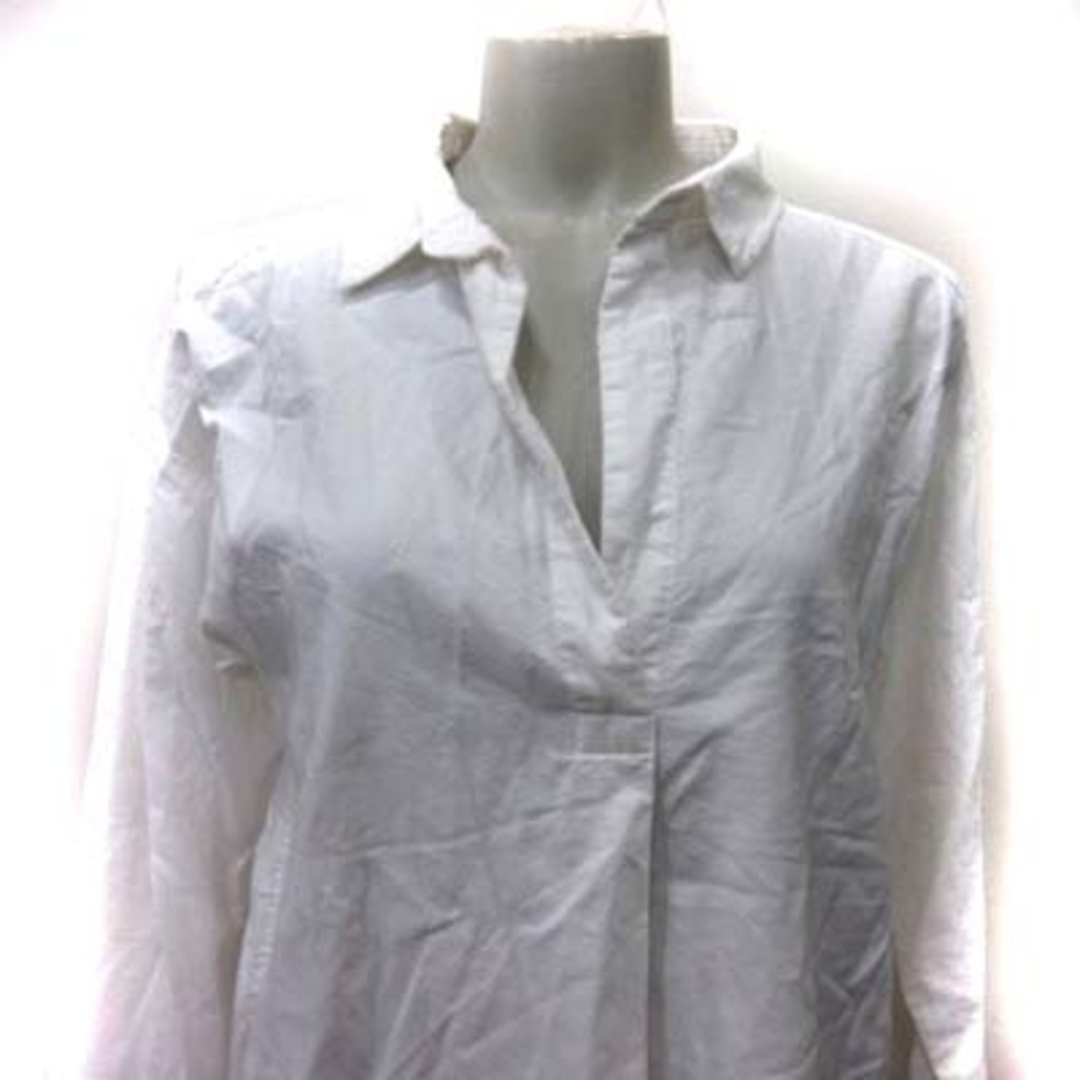 chocol raffine robe(ショコラフィネローブ)のショコラフィネローブ シャツ ブラウス オープンカラー 長袖 F 白 ホワイト レディースのトップス(シャツ/ブラウス(長袖/七分))の商品写真