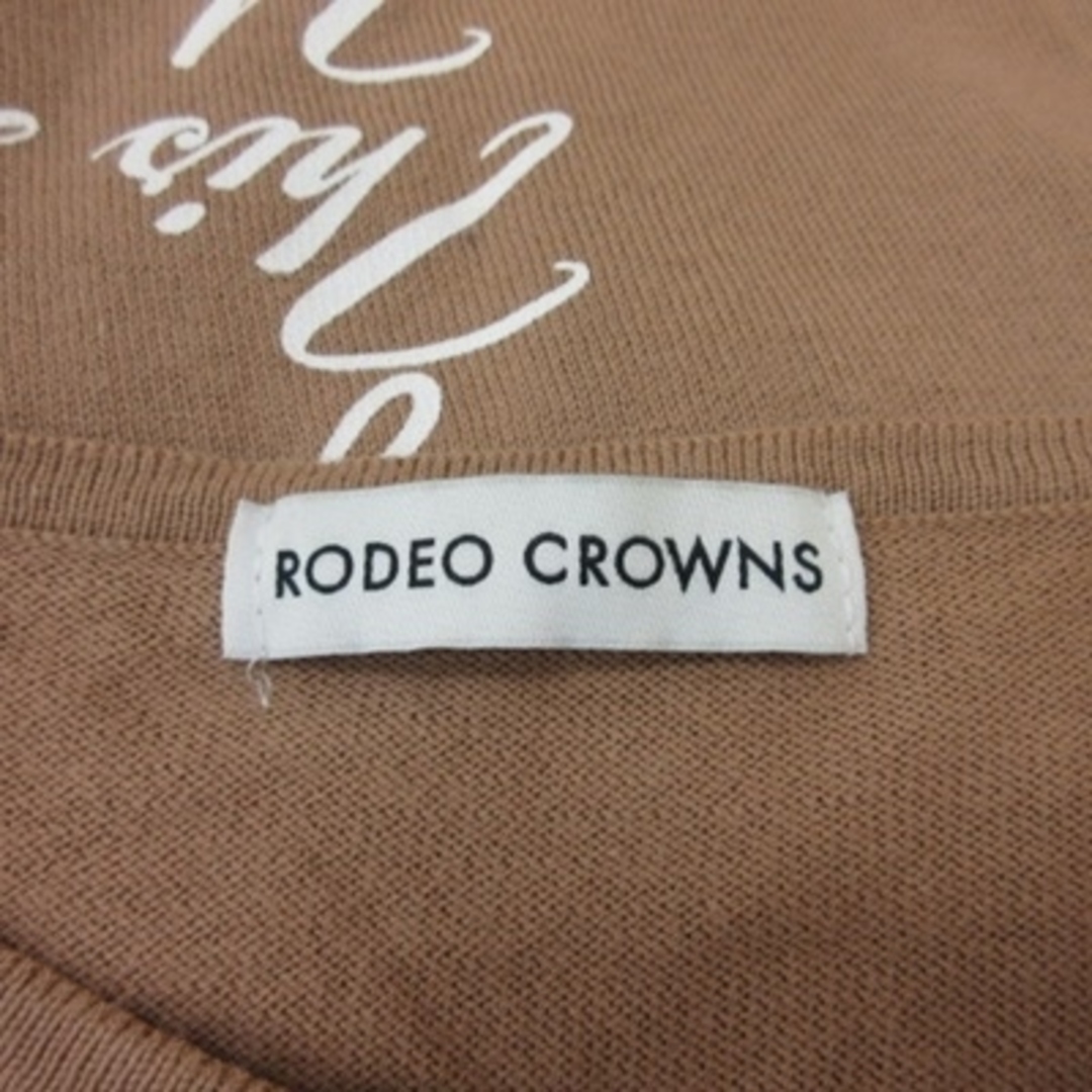 RODEO CROWNS(ロデオクラウンズ)のロデオクラウンズ カットソー チュニック 半袖 F ベージュ /YI レディースのトップス(カットソー(半袖/袖なし))の商品写真