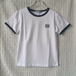 通販正規品】 大人気エンブロイダリーTシャツ LOEWE ネイビー Sサイズ