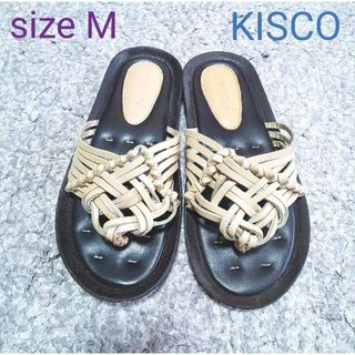 キスコ(KISCO)のKISCO ペタンコ トングサンダル  Msize(サンダル)