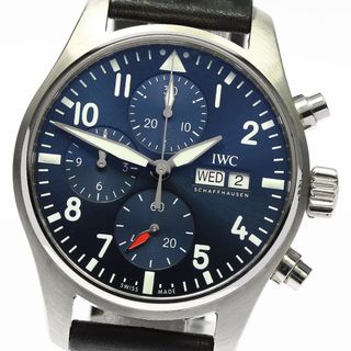 インターナショナルウォッチカンパニー(IWC)のIWC SCHAFFHAUSEN IW388101 パイロットウォッチ クロノグラフ 41 デイデイト 自動巻き メンズ 箱・保証書付き_755109(腕時計(アナログ))