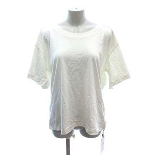 マウジー(moussy)のマウジー Tシャツ カットソー 半袖 ボートネック ベルト F 白 アイボリー(Tシャツ(半袖/袖なし))