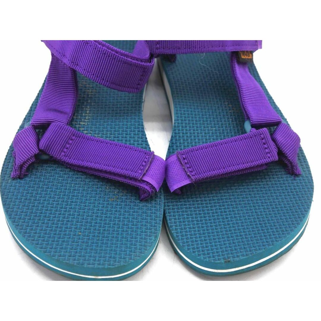 Teva(テバ)のTeva テバ 1003987 ORIGINAL UNIVERSAL オリジナル ユニバーサル スポーツ サンダル size22/青緑ｘ紫  ■◆ レディース レディースの靴/シューズ(サンダル)の商品写真