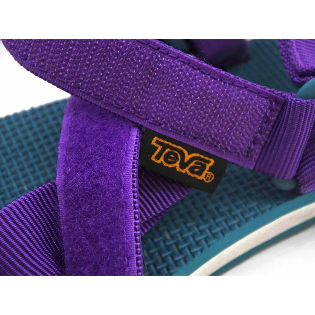 Teva(テバ)のTeva テバ 1003987 ORIGINAL UNIVERSAL オリジナル ユニバーサル スポーツ サンダル size22/青緑ｘ紫  ■◆ レディース レディースの靴/シューズ(サンダル)の商品写真