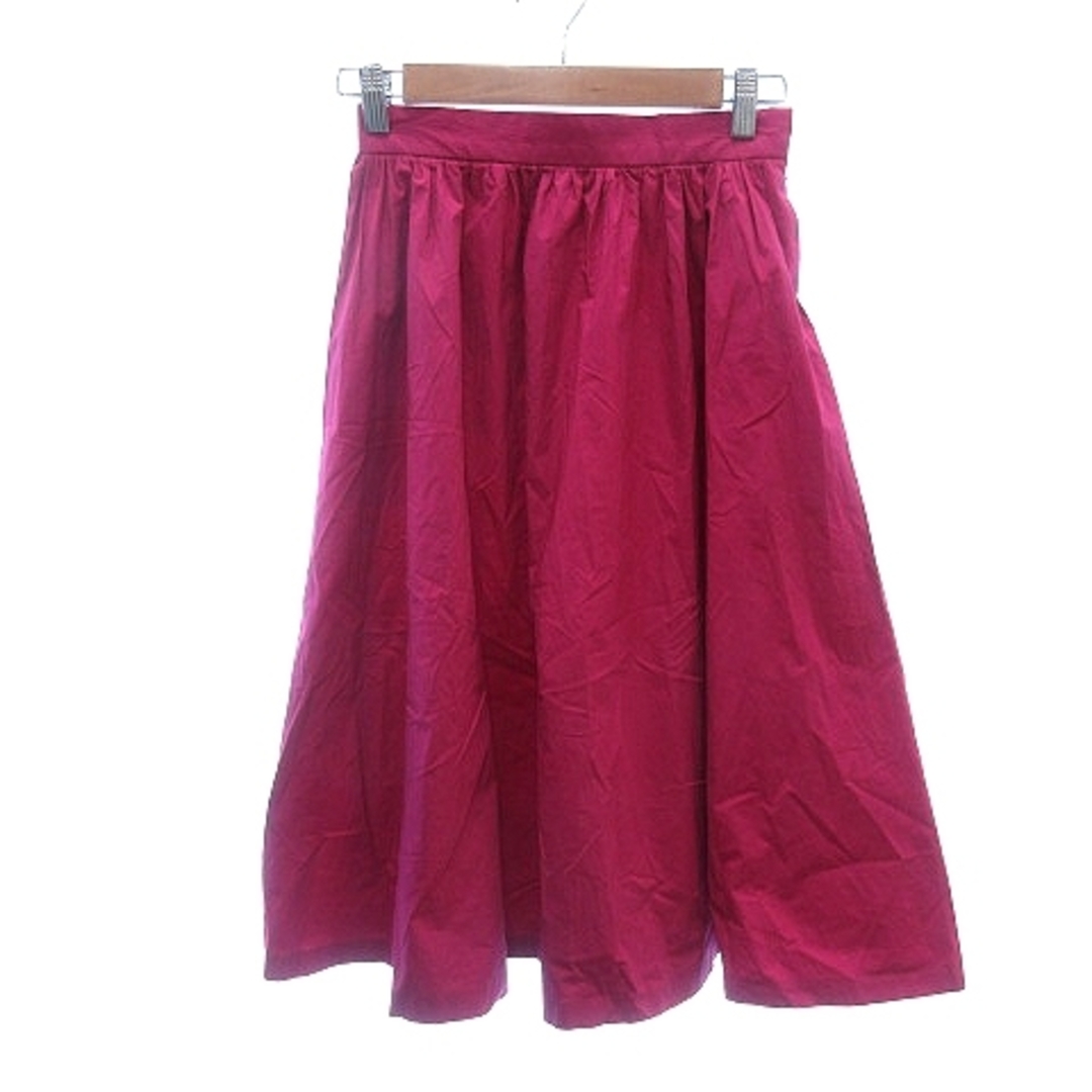 ROPE’(ロペ)のロペ ROPE ギャザースカート ミモレ ロング 36 ピンク /AU レディースのスカート(ロングスカート)の商品写真
