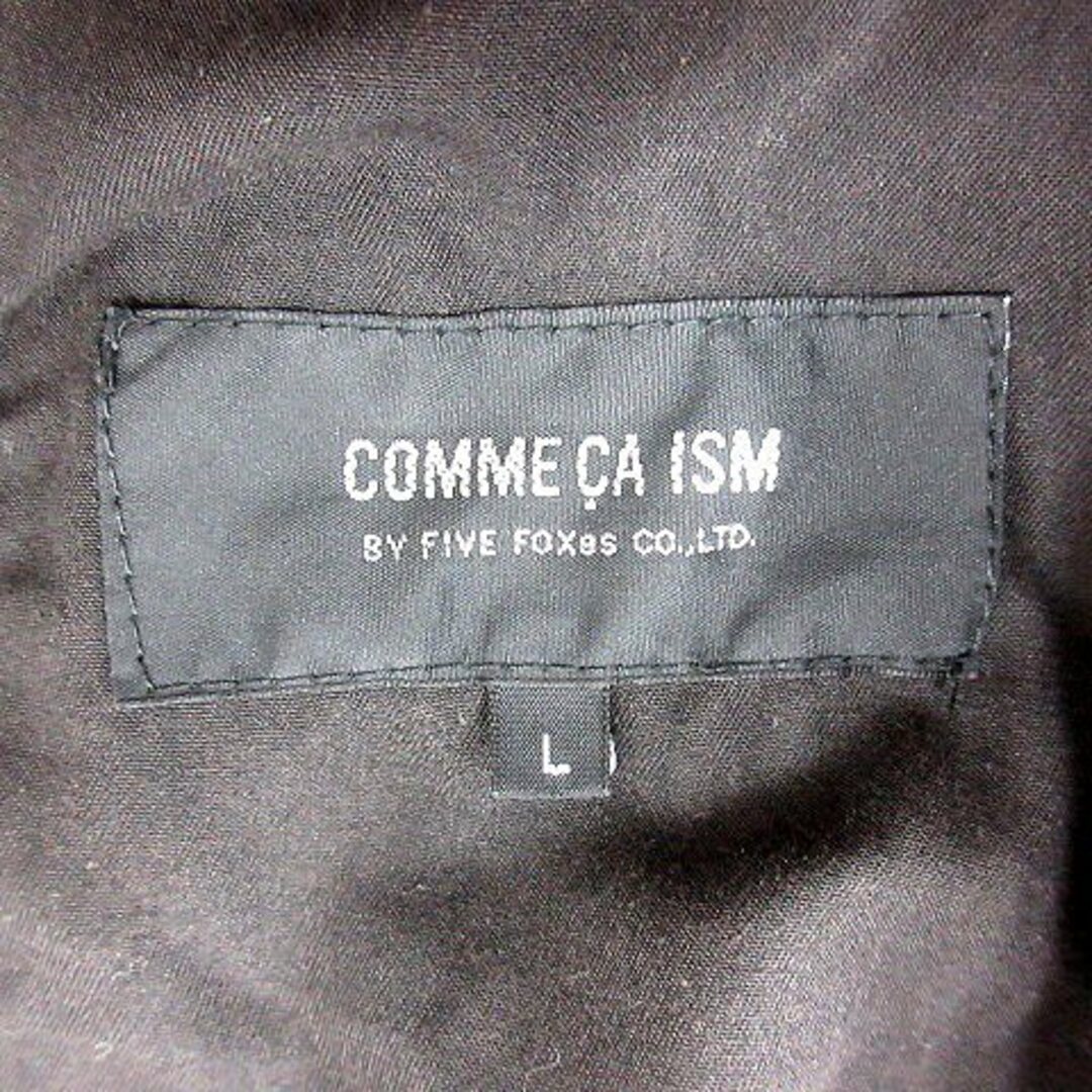 COMME CA ISM(コムサイズム)のコムサイズム COMME CA ISM ジャケット ブルゾン L 黒 ブラック レディースのジャケット/アウター(ブルゾン)の商品写真