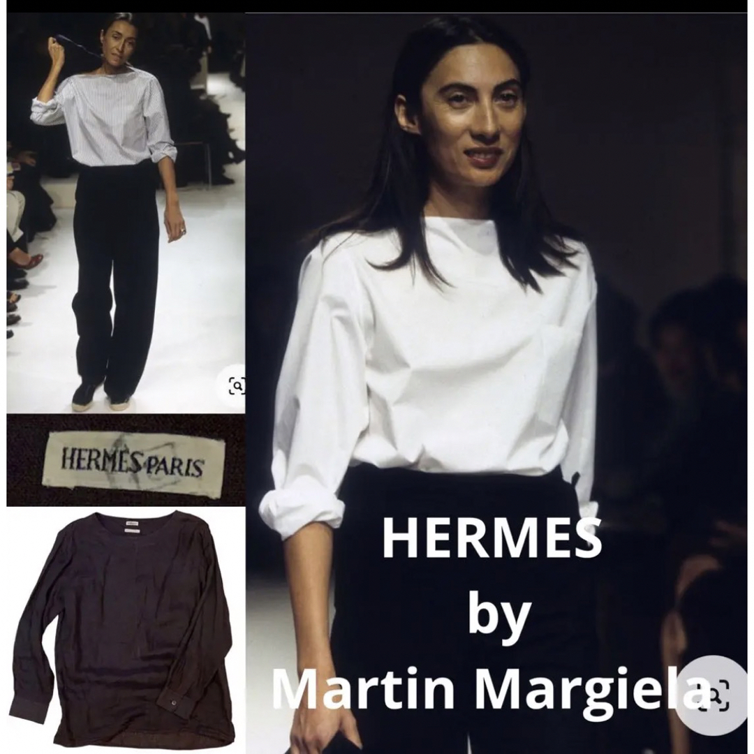 Hermes  エルメス　麻シャツ