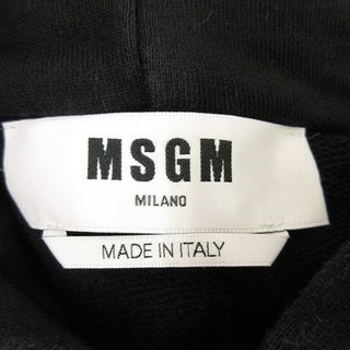 MSGM エムエスジーエム MSGM 美品 フードロゴジップパーカー