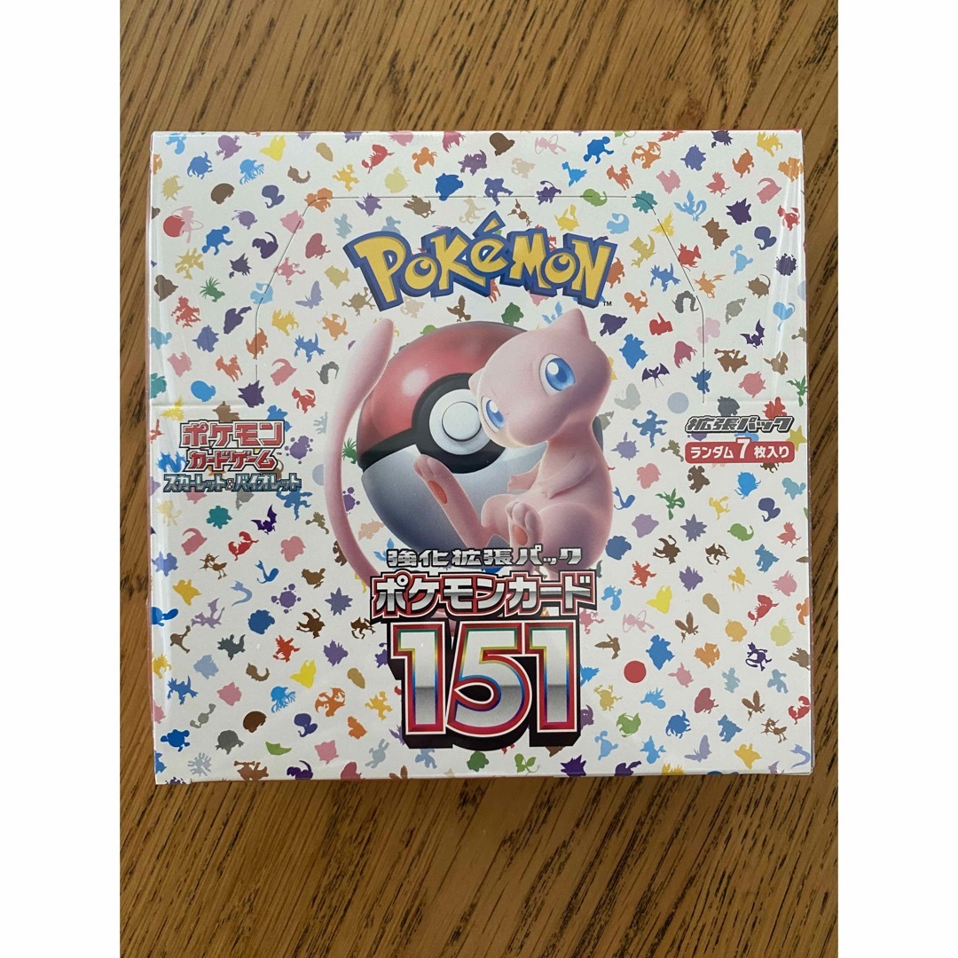 ポケモンカード 151 ボックス box シュリンク付き