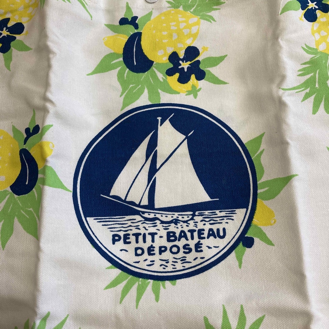 PETIT BATEAU(プチバトー)のプチバトー　トートバッグ　パイナップル レディースのバッグ(トートバッグ)の商品写真