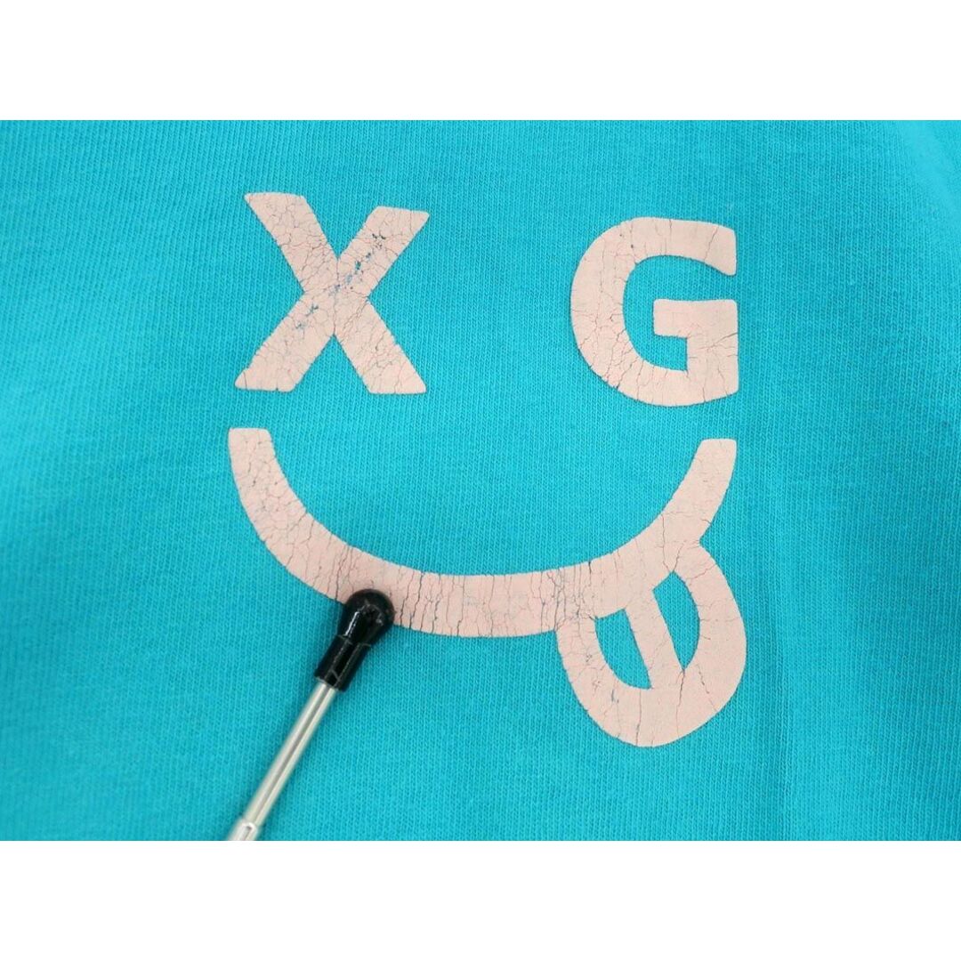 X-girl(エックスガール)のX-girl エックスガール プリント Tシャツ size1/水色  ■◆ レディース レディースのトップス(Tシャツ(半袖/袖なし))の商品写真