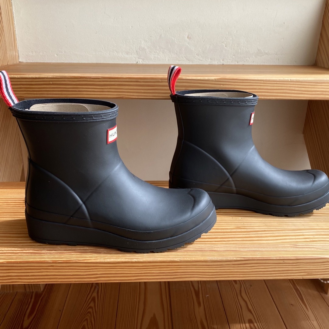 24cm ハンター オリジナル プレイ レインブーツ 雨靴 ショートブーツ
