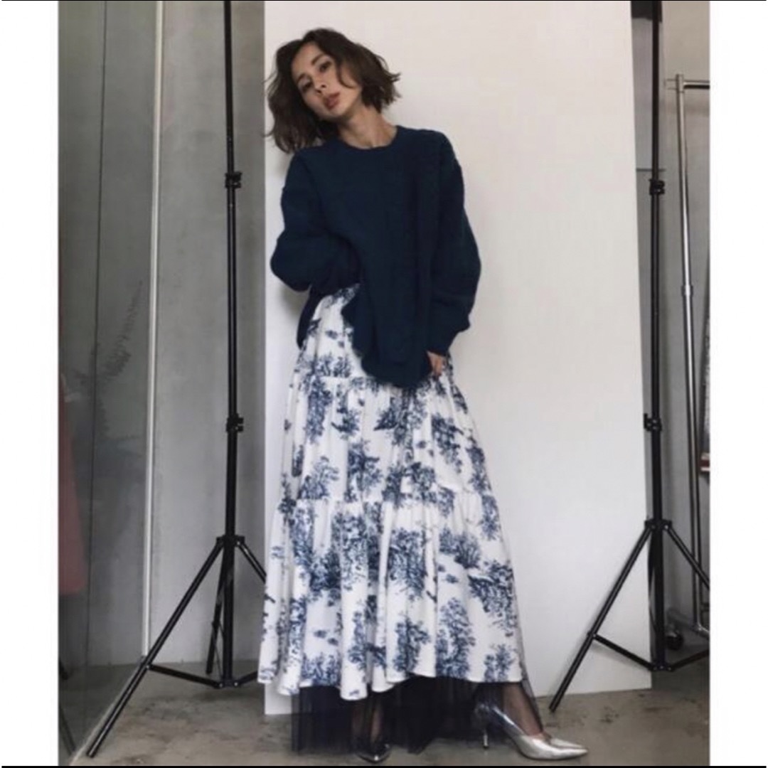 Ameri vintage 花柄ロングスカート【美品】