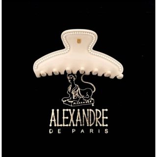 アレクサンドルドゥパリ(Alexandre de Paris)の新品☆アレクサンドル ドゥ パリ ヘアークリップ パール(バレッタ/ヘアクリップ)