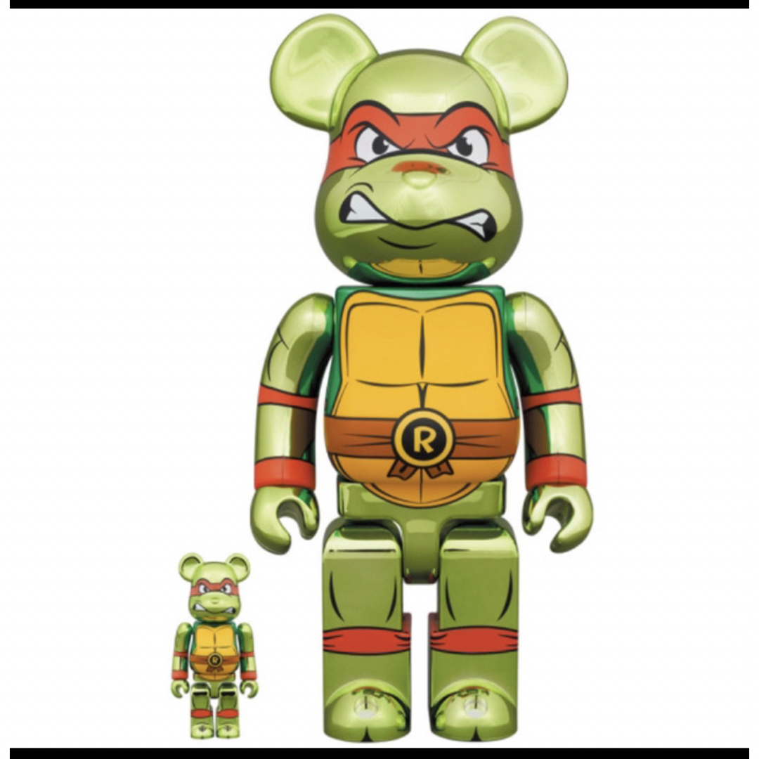 BE@RBRICK RAPHAEL CHROME Ver. 100％ & 400