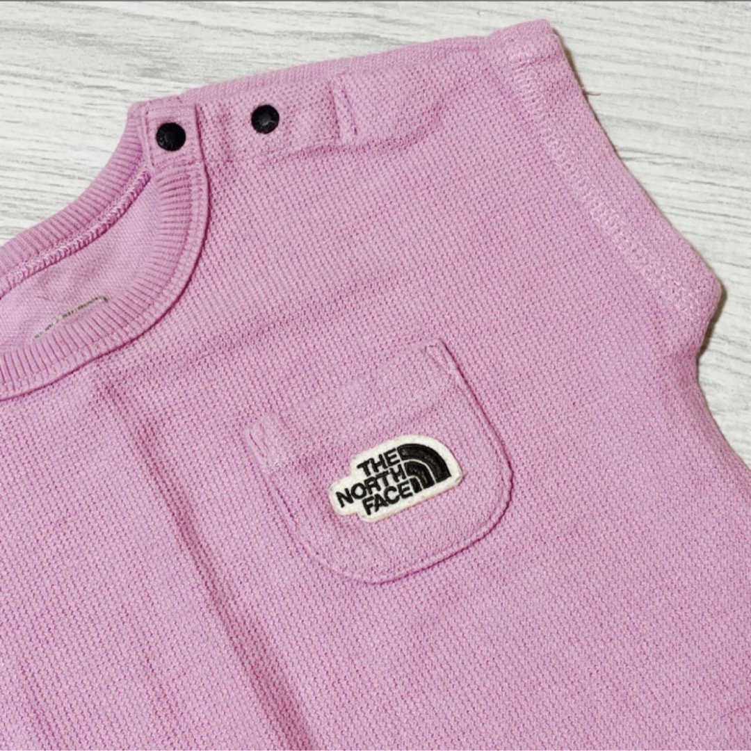 THE NORTH FACE(ザノースフェイス)のノースフェイス　ベビーラッチパイルロンパース　70  キッズ/ベビー/マタニティのベビー服(~85cm)(ロンパース)の商品写真