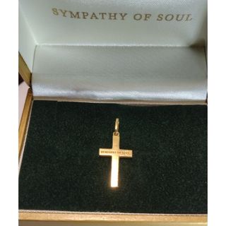 シンパシーオブソウル(SYMPATHY OF SOUL)のSYMPATHY OF SOUL 18K シンプルクロスペンダントM(ネックレス)