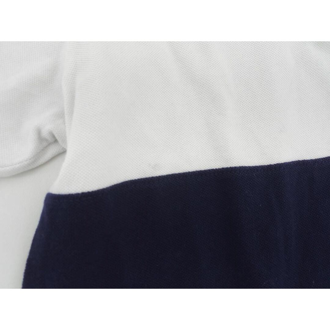 American Eagle(アメリカンイーグル)のAMERICAN EAGLE アメリカンイーグル ロゴ 刺繍 ポロシャツ sizeXS/白ｘ紺  ■◆ メンズ メンズのトップス(ポロシャツ)の商品写真
