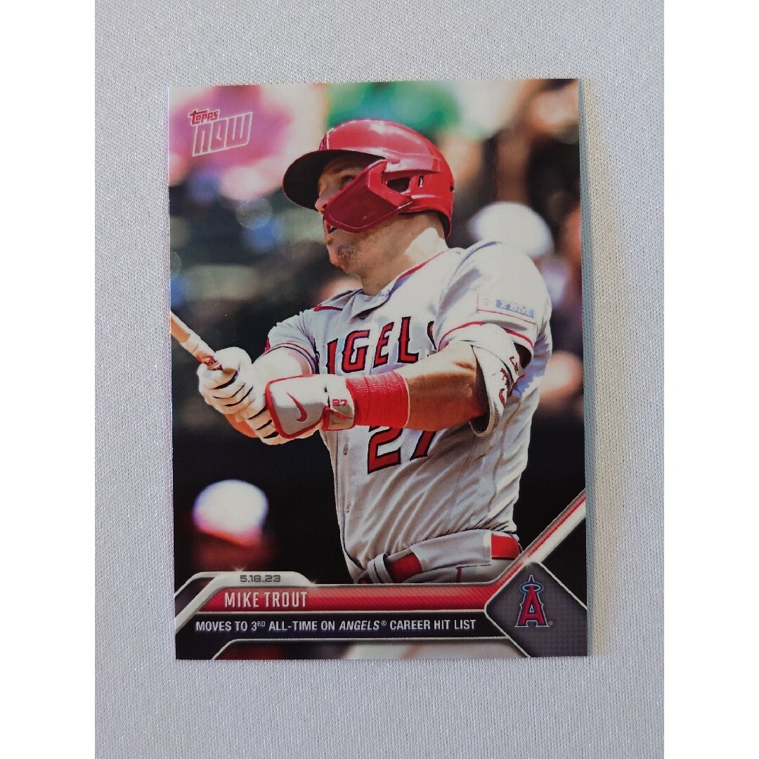 【数々のアワードを受賞】 Mike マイク・トラウト now topps - MLB Trout エンゼルスの 314 その他
