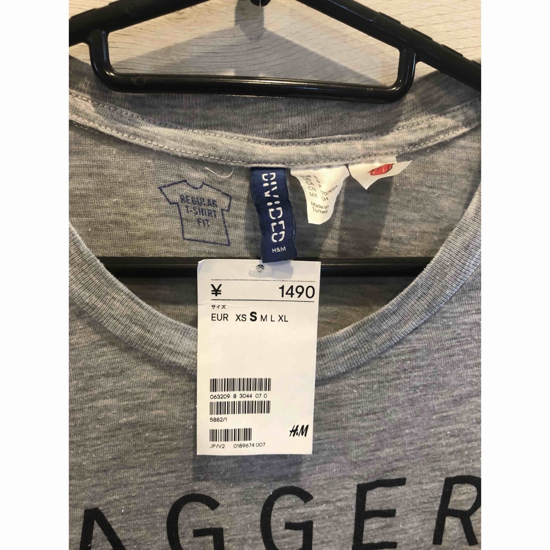 H&M(エイチアンドエム)のローリングストーンズ　ミックジャガー　tシャツ 新品未使用 メンズのトップス(Tシャツ/カットソー(半袖/袖なし))の商品写真