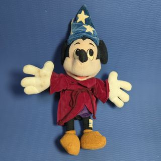 ディズニー(Disney)のディズニーランド　ファンタジア　魔法使いの弟子　ミッキー　ぬいぐるみ(ぬいぐるみ)