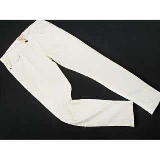 カレントエリオット(Current Elliott)の新品 カレントエリオット テーパード パンツ size28/白  ■■ レディース(その他)